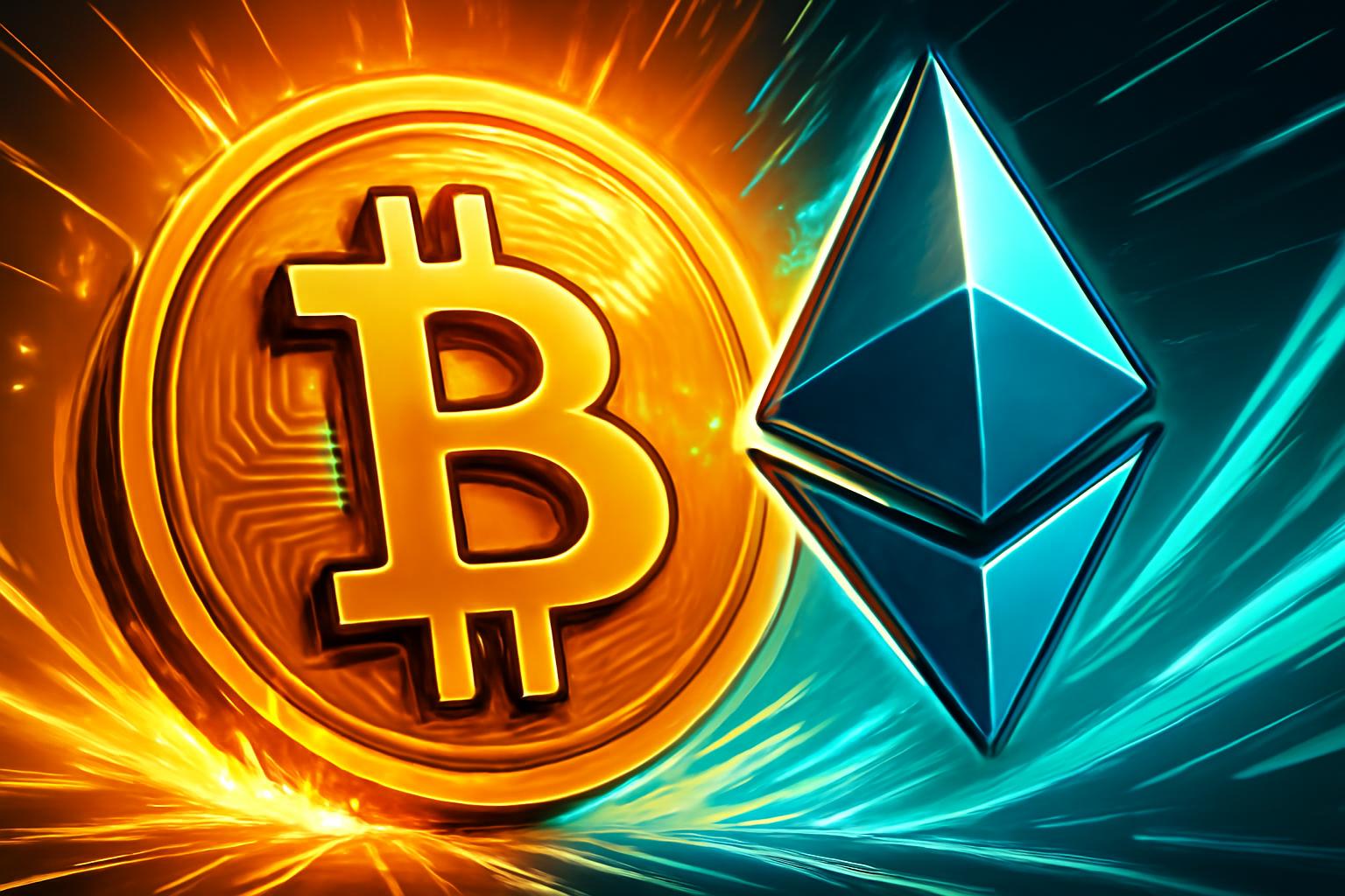 美国通胀数据发出可能降息信号之际，比特币与以太坊走高