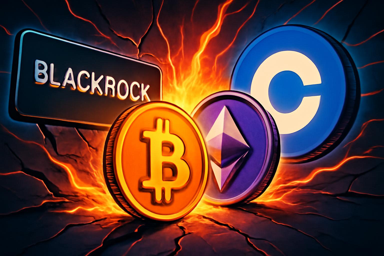 贝莱德从 Coinbase 撤出 2,700 BTC 和 30,000 ETH