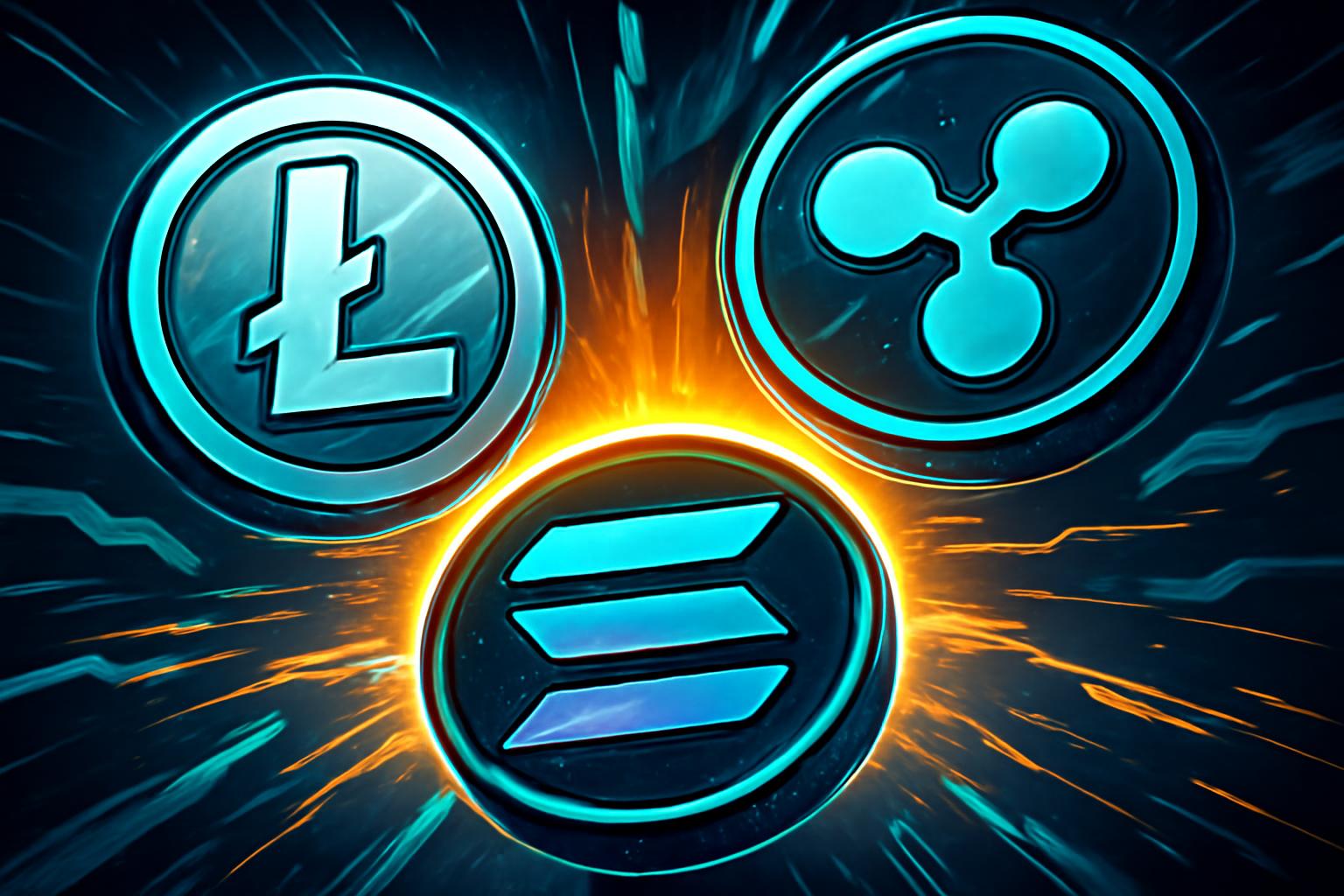 莱特币、瑞波、索拉纳进入安静积累阶段