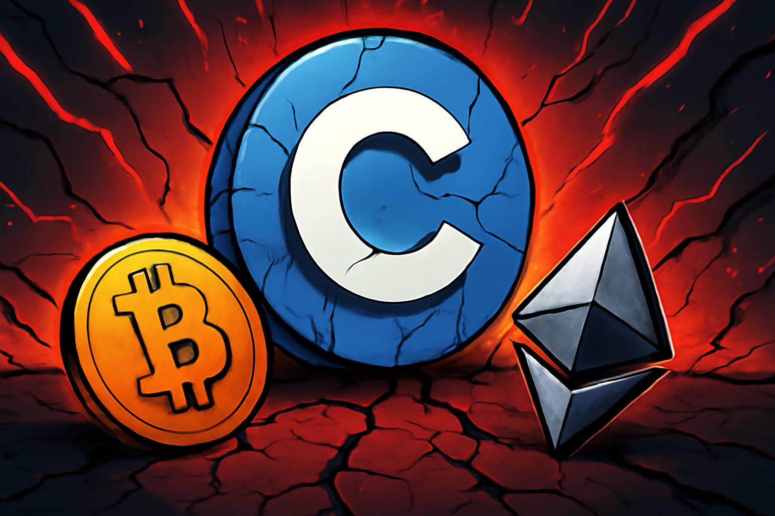 加密降级浪潮威胁 Coinbase，第一季度利润挤压