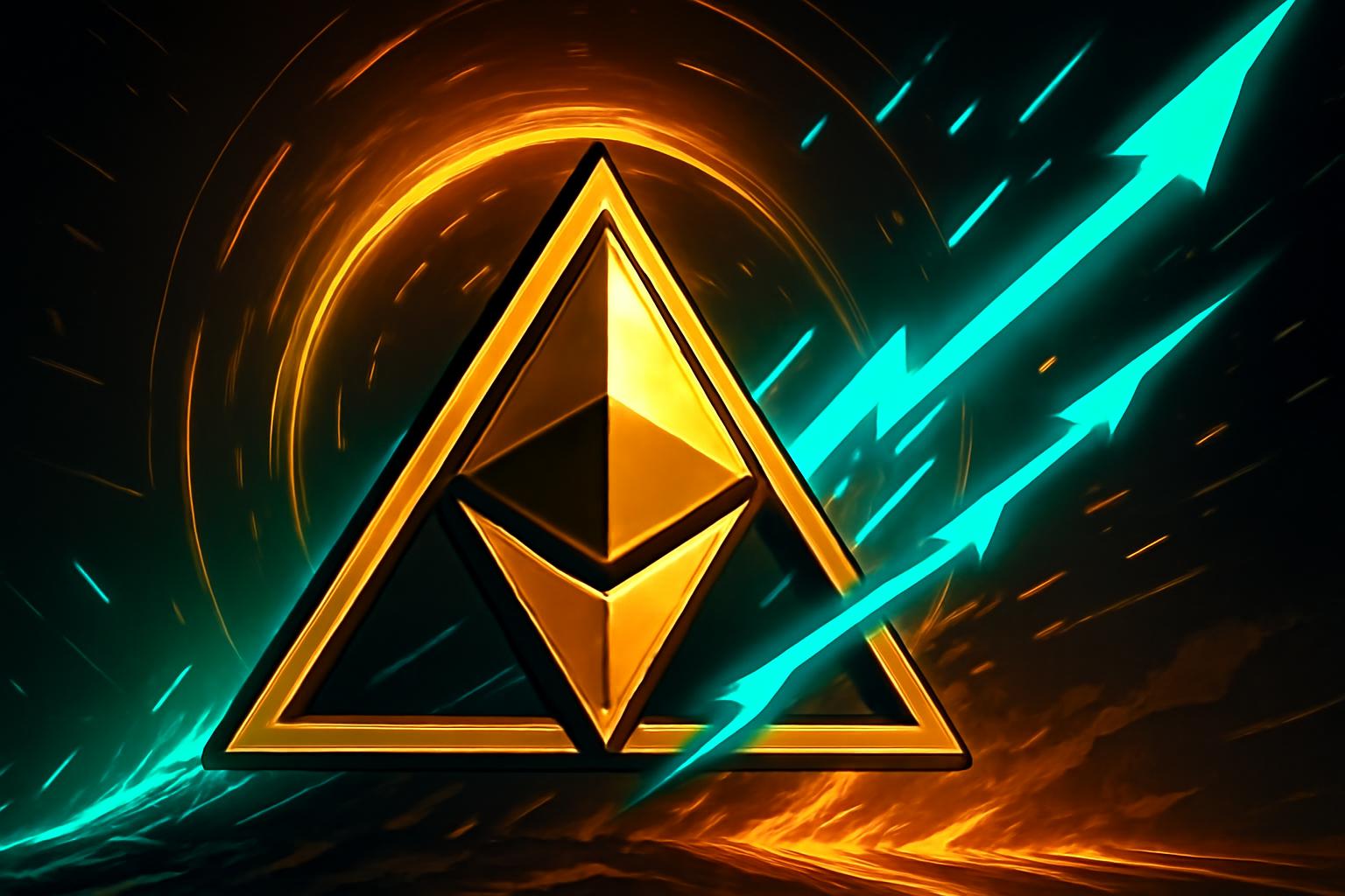 以太坊黄金三角形信号引发抛物线行情