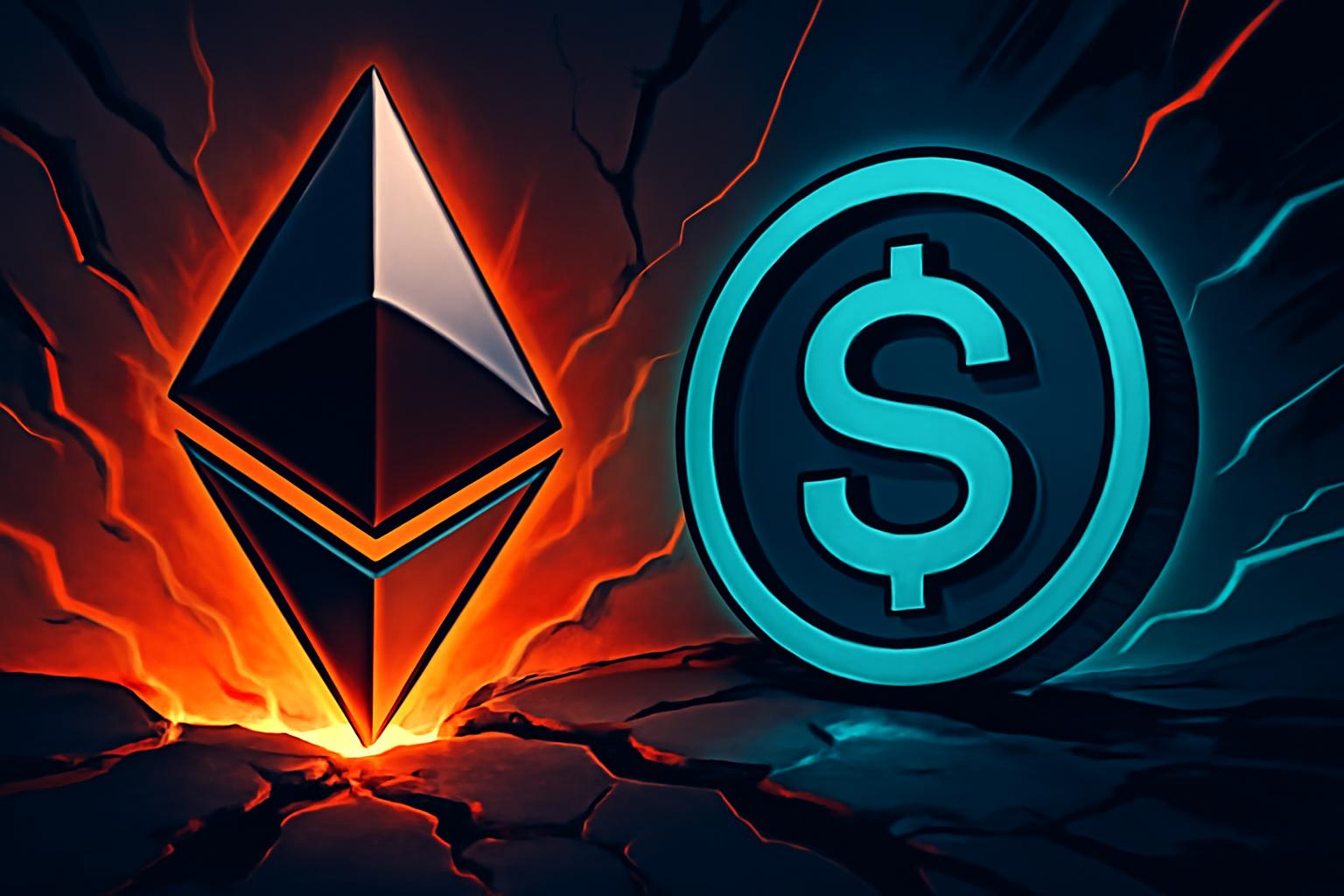 在强链上活动中的以太坊低估信号