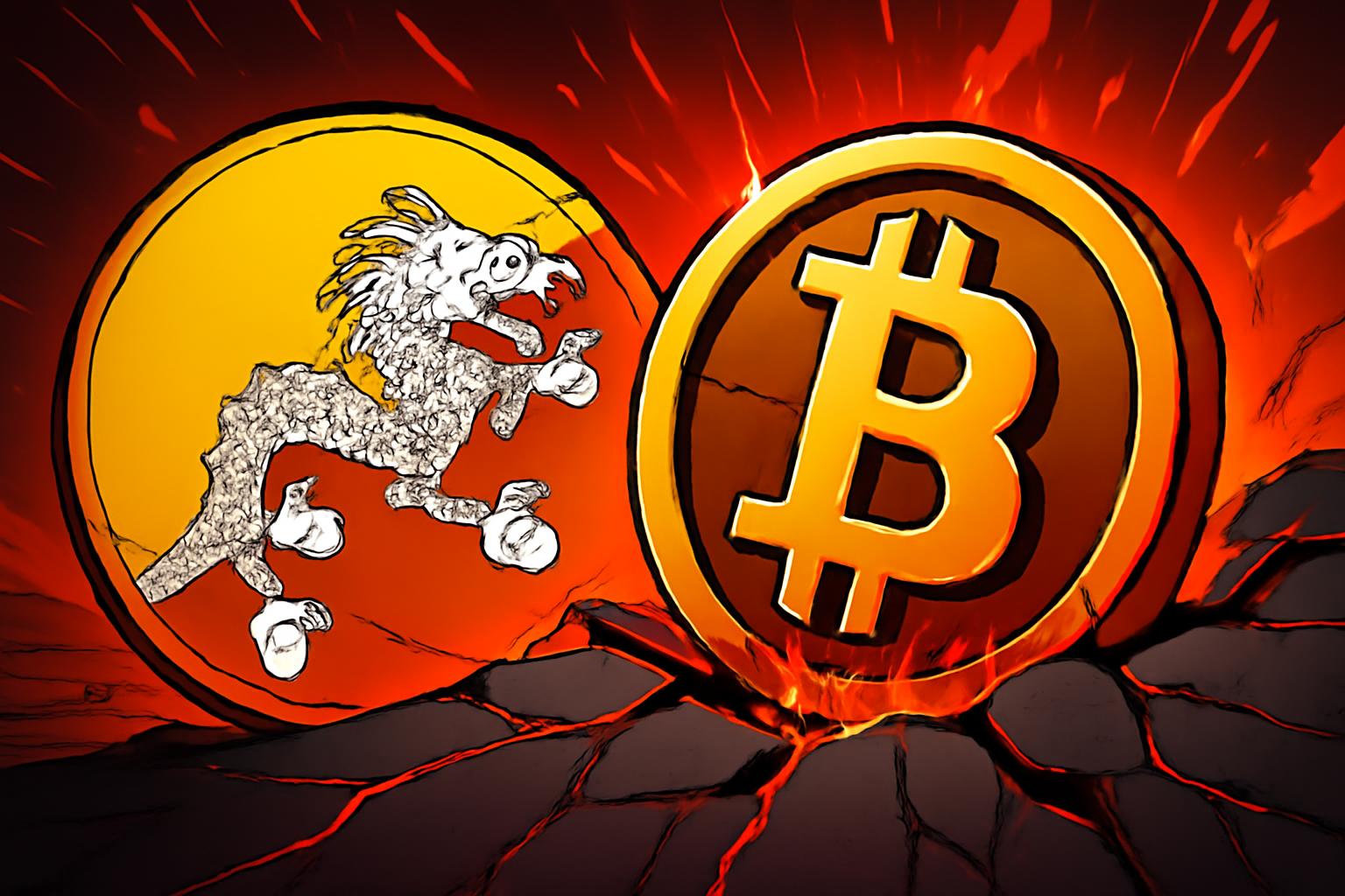 不丹在持有量下降之际出售比特币,矿业收入放缓