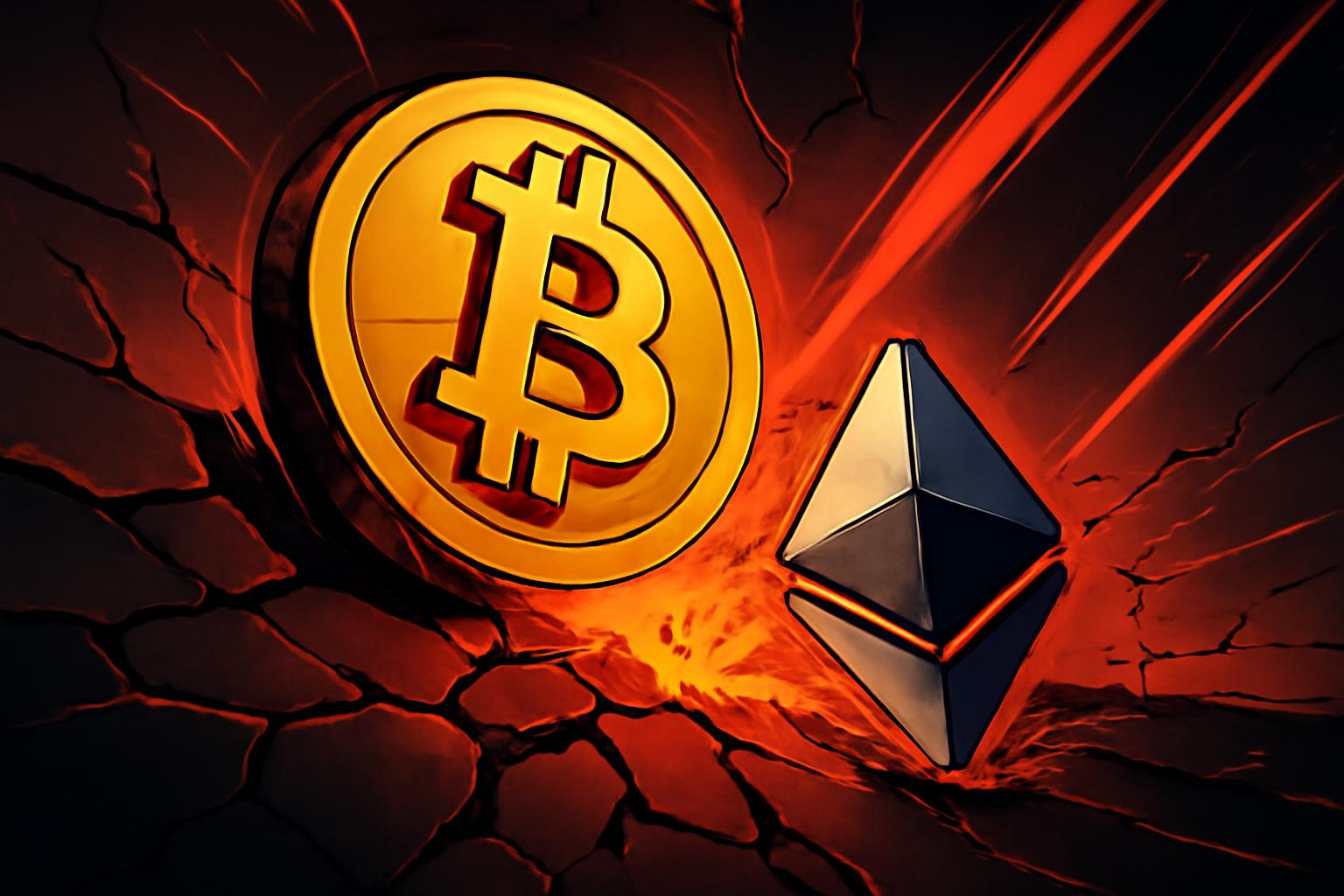 比特币价格下跌,随着特朗普威胁霍尔木兹海峡,加密市场走低