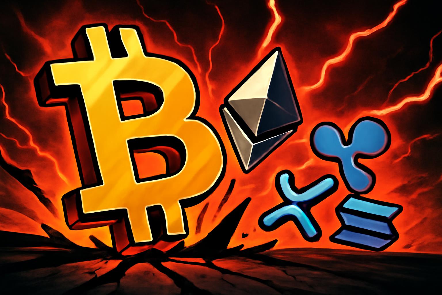 比特币因霍尔木兹封锁威胁引发加密货币抛售