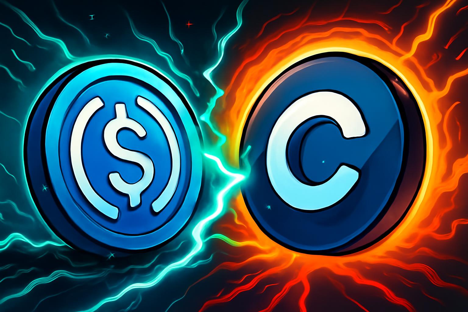 大规模 USDC 转入 Coinbase，表明稳定币流入交易所