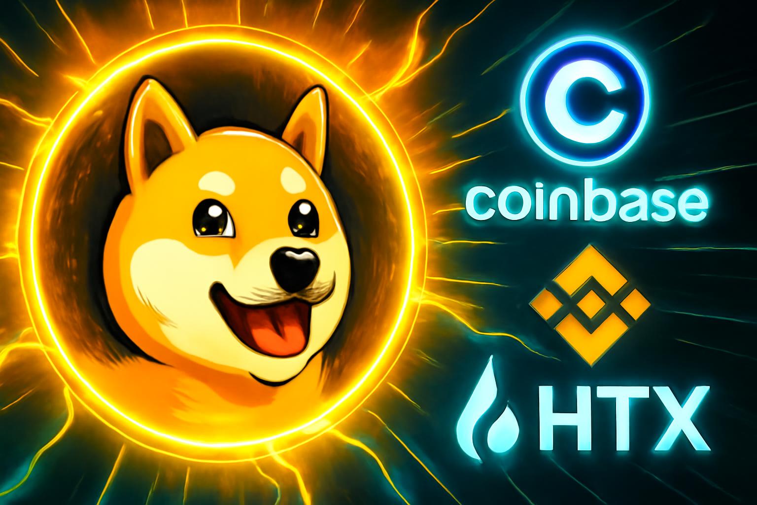 狗狗币在交易所流量上的累积信号指向上涨突破