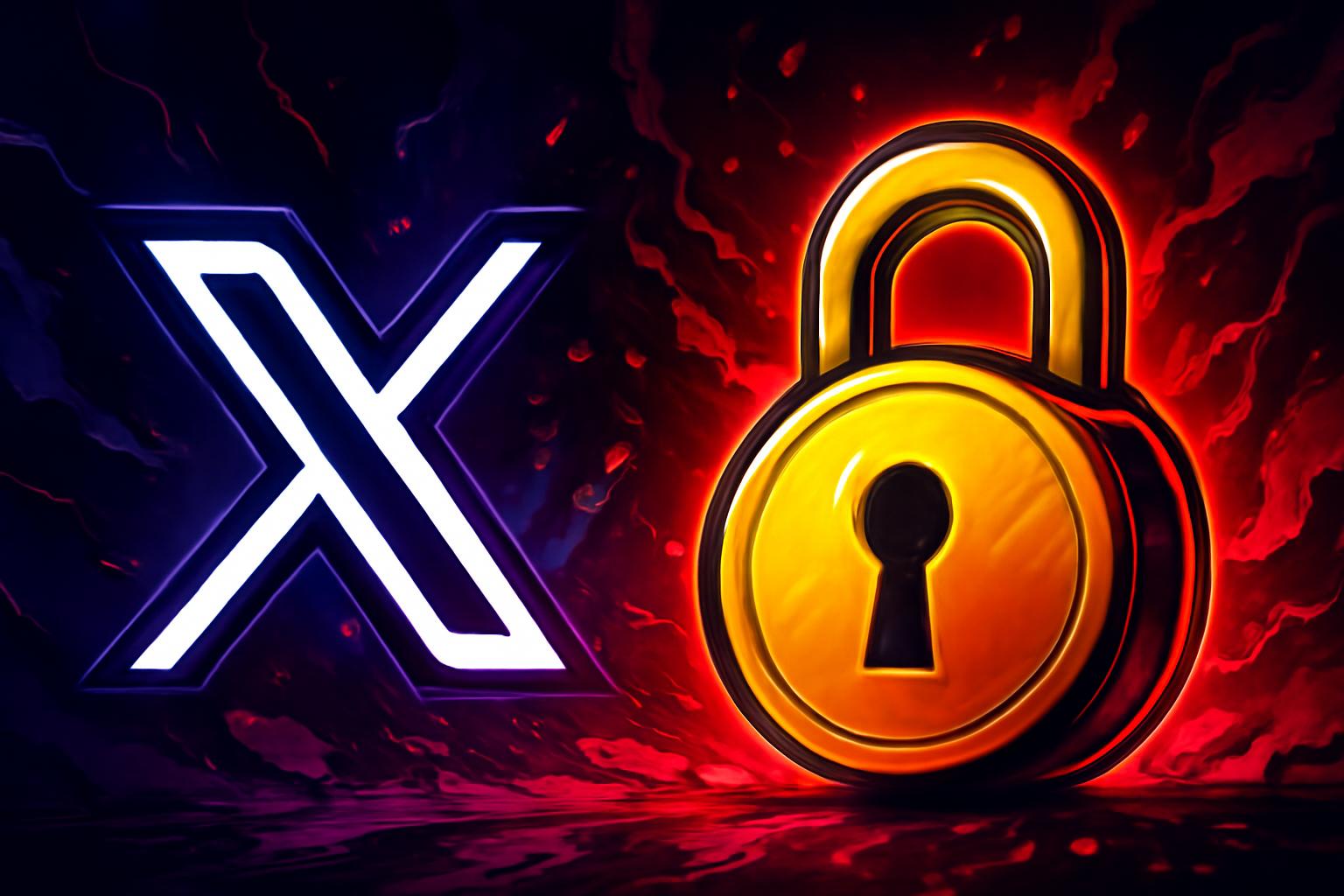 X 自动锁定加密货币帖子以遏制诈骗；反应不一