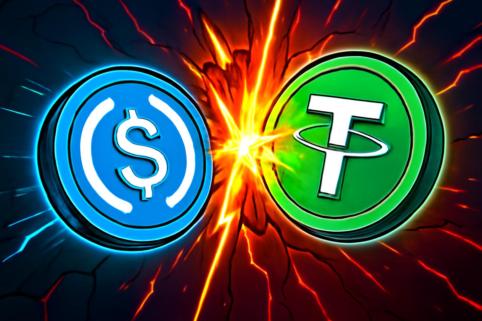 稳定币供应在第一季度达到3150亿美元，USDC 上涨，USDT 下跌