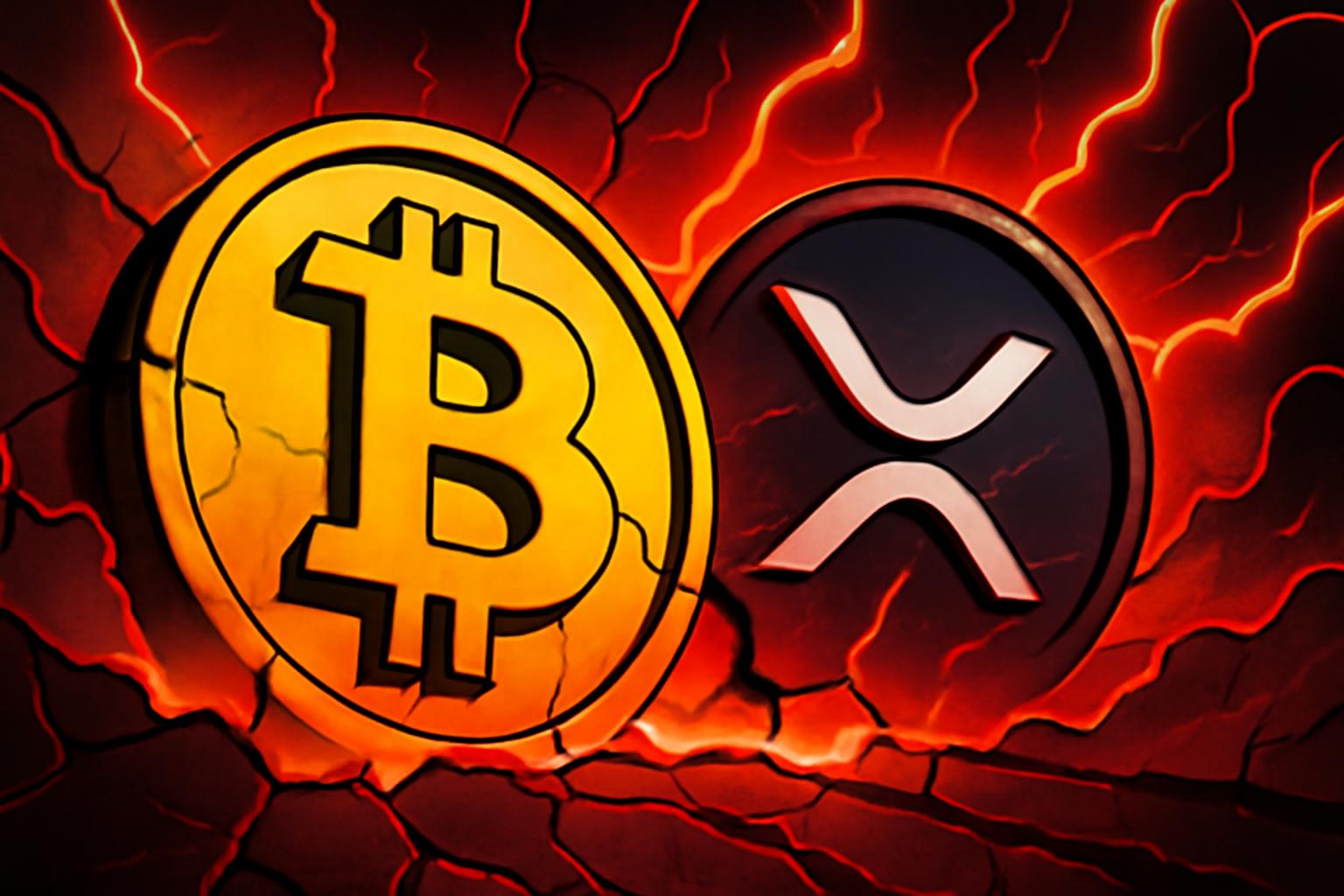 在伊朗战争担忧之际,加密行情反弹乏力,比特币与 XRP 下跌