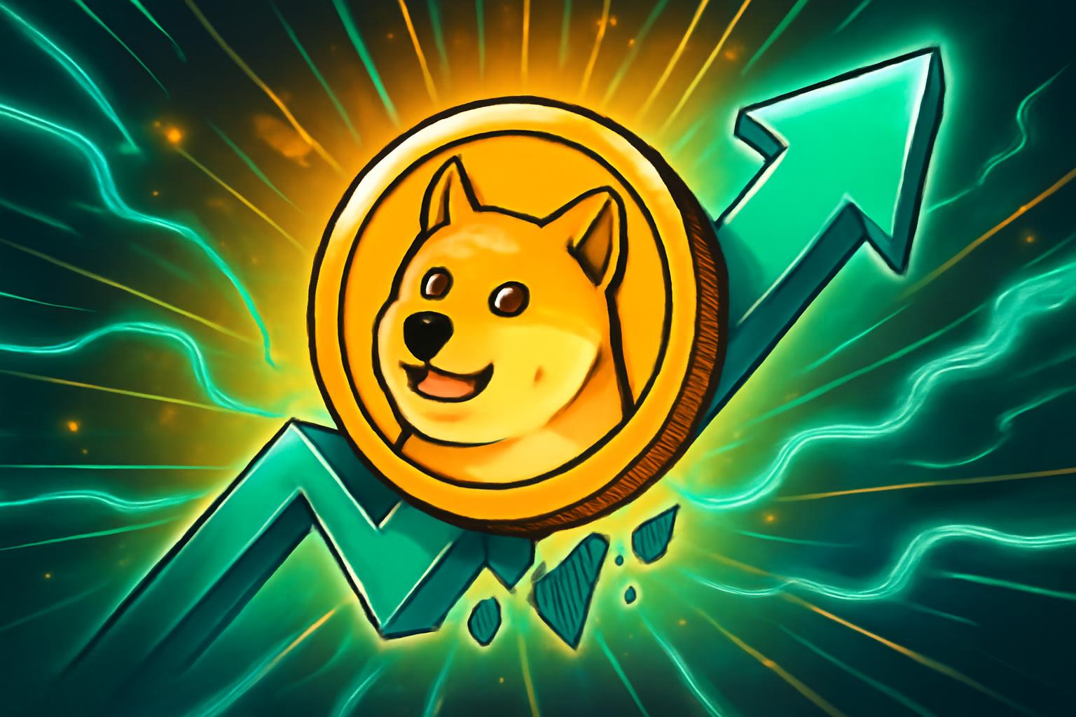 狗狗币价格预测转为看涨，DOGE突破通道