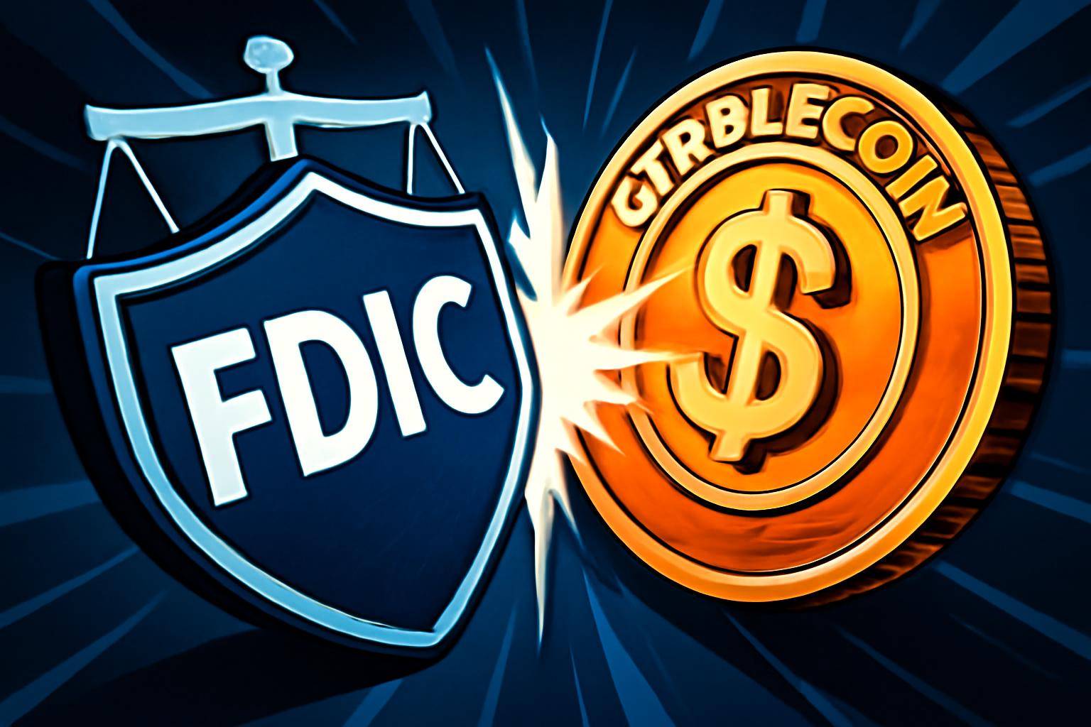 FDIC GENIUS Act 提议将稳定币从存款保险中排除