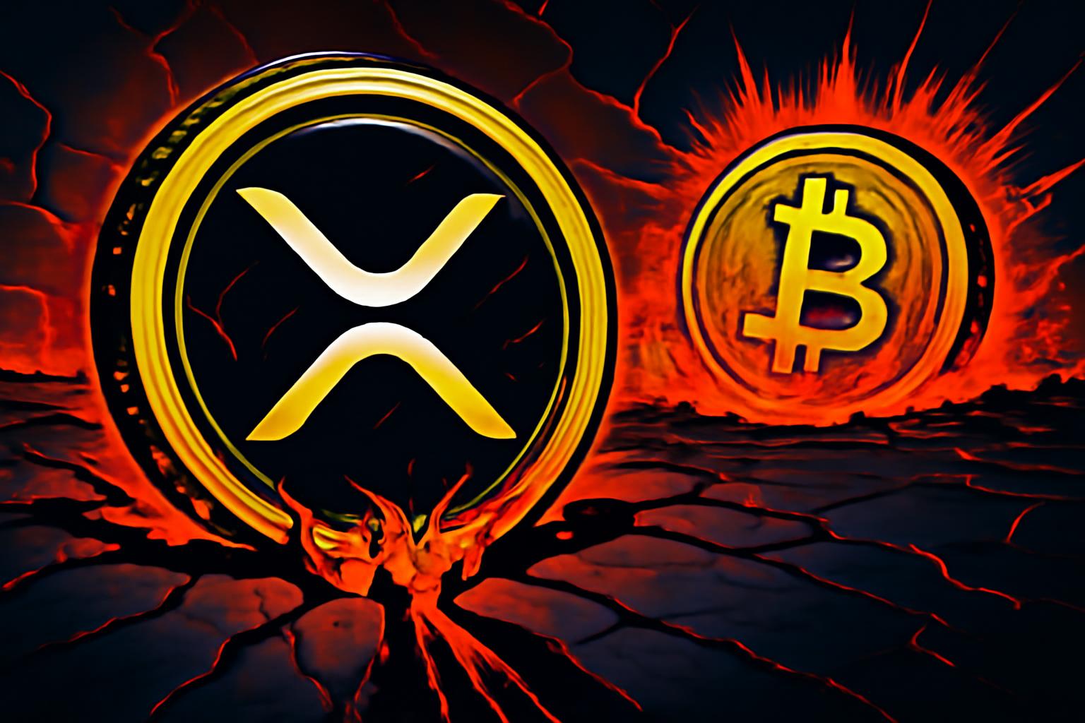 XRP 跌至约$1.33，山寨币资金外流加剧，中东紧张局势升级