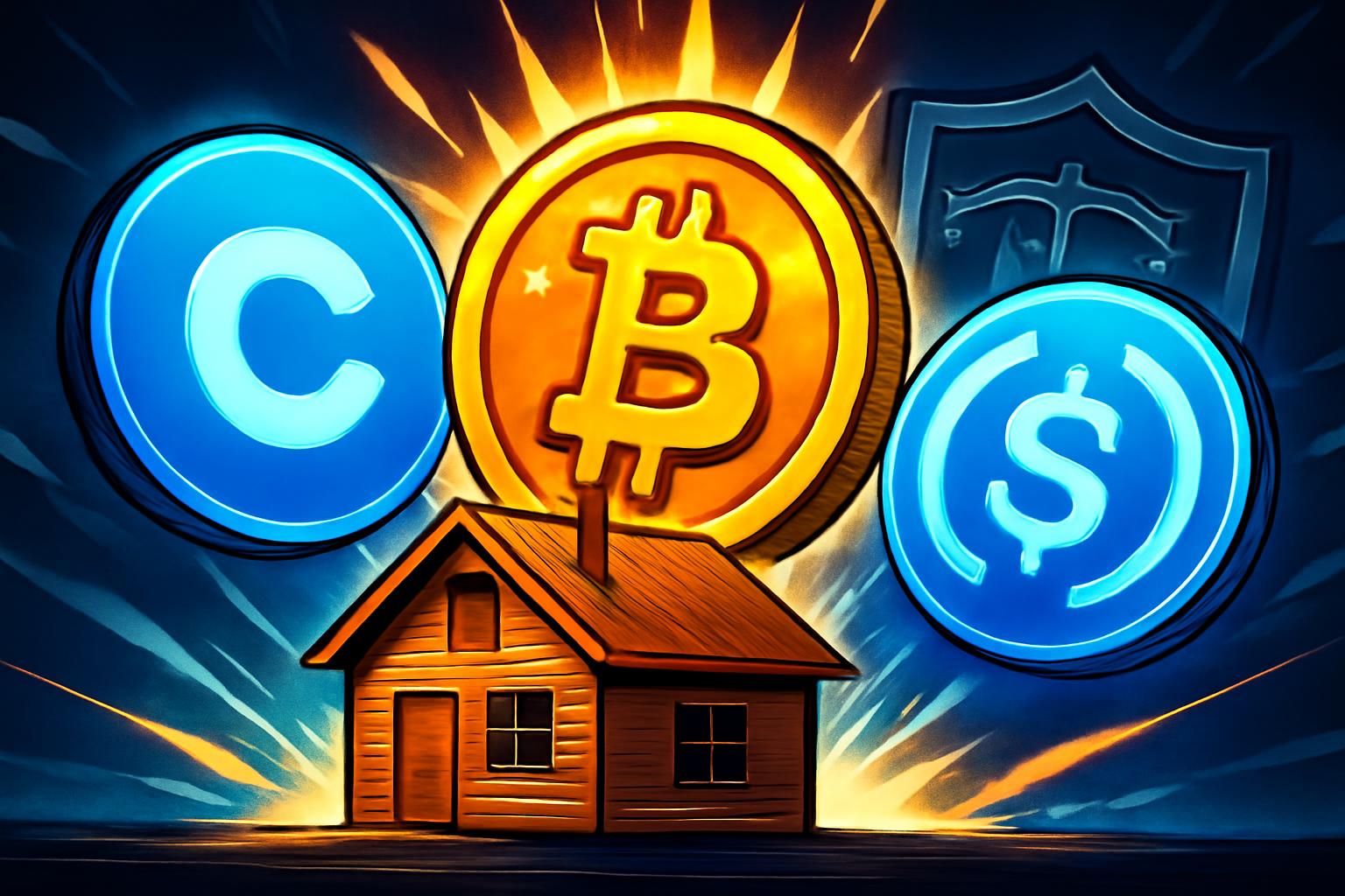 以加密资产抵押的抵押贷款首次亮相，与 Coinbase 和 Better