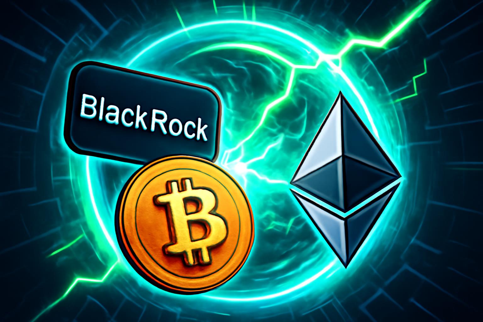 贝莱德 通过 ETFs 将 8,513 ETH 与 416 BTC 转往 Coinbase Prime