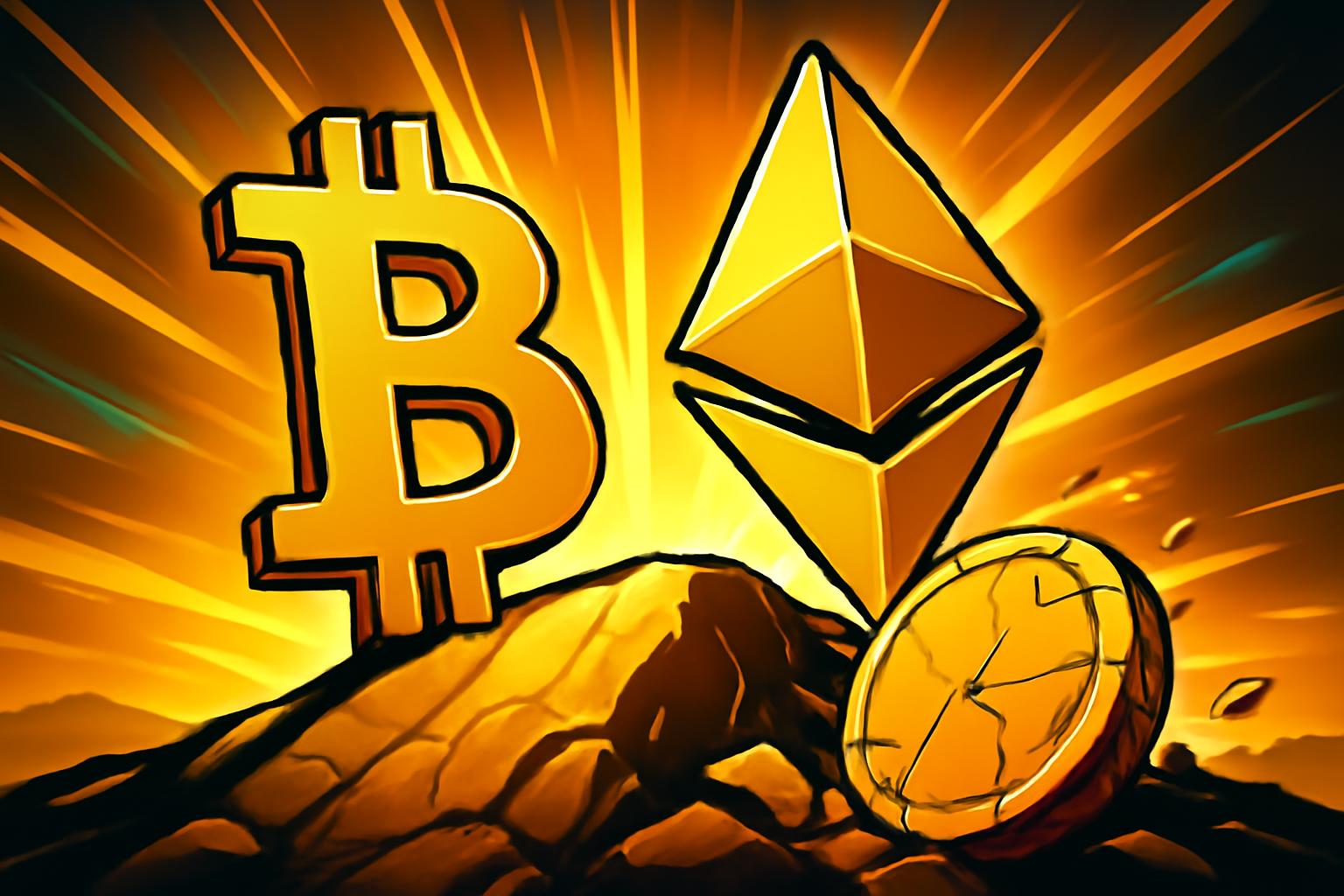 加密市场反弹：投资者将数字货币视为更安全的资产