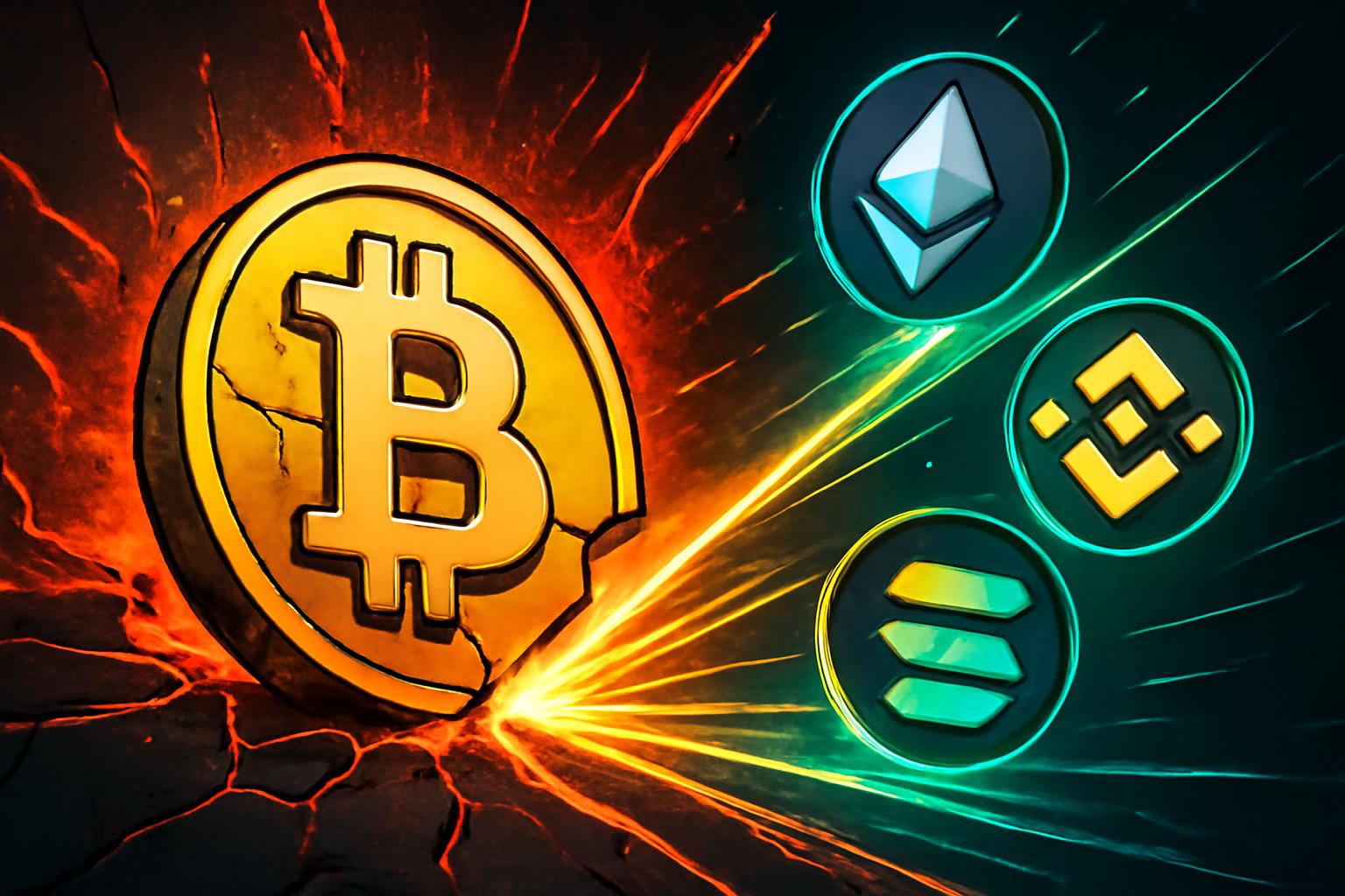 比特币主导地位崩溃可能引发山寨币的爆发性上涨