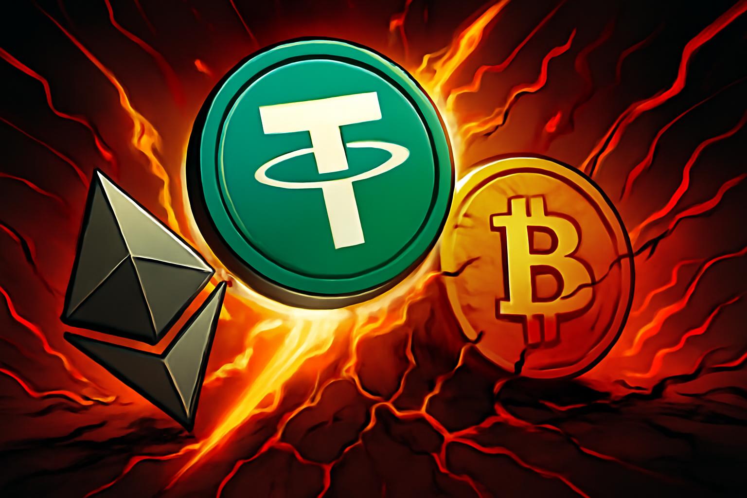 Tether USDT 可能翻盘并超越比特币和以太坊，彭博分析师表示