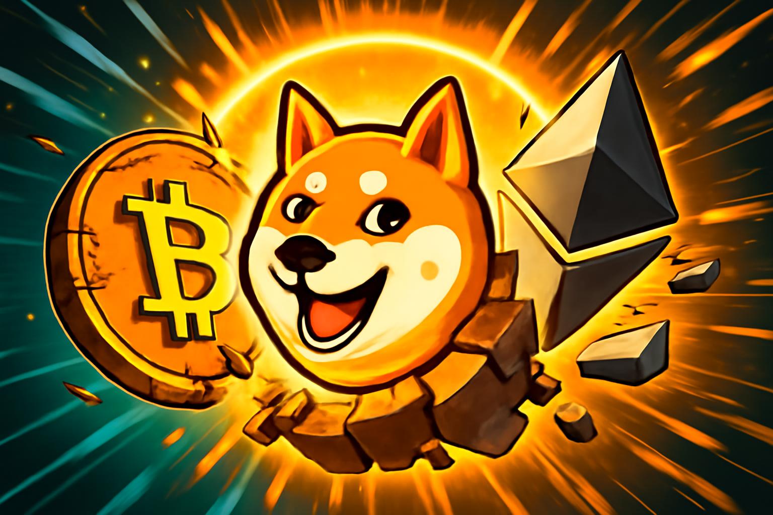 狗狗币价格潜力与技术信号指示上涨