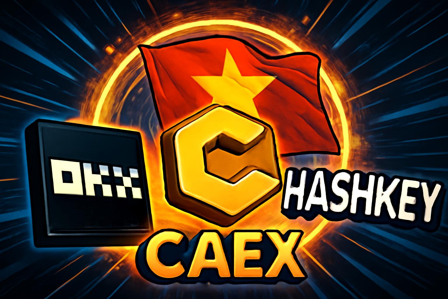 OKX Ventures 与 HashKey 投资 CAEX 进入越南加密货币试点