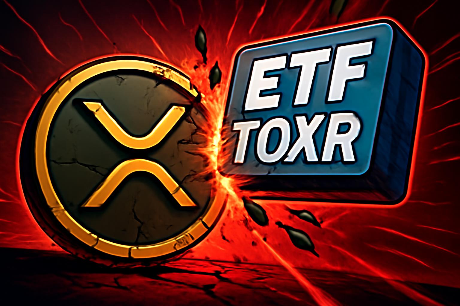 XRP 现货 ETF TOXR 流出，创历史性净流出新高